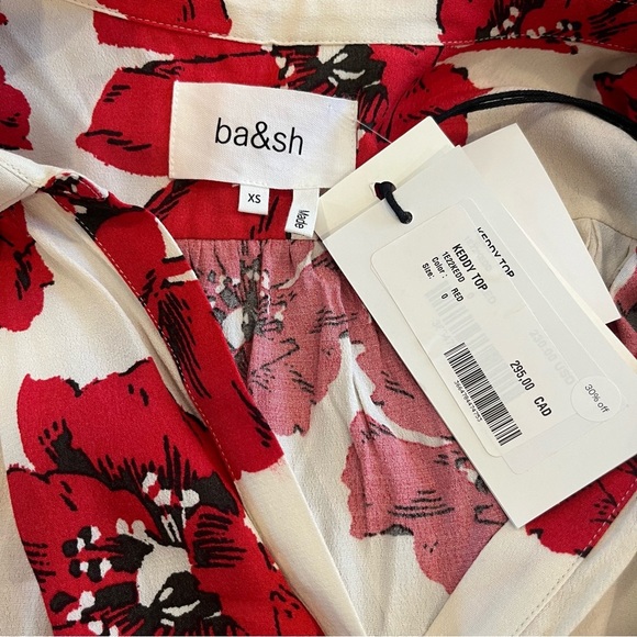 NWT ba&sh Keddy Blouse Top - Picture 15 of 15